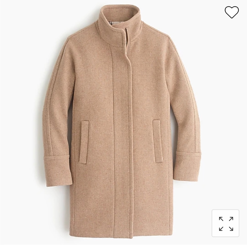 Jcrew stadium cloth cocoon coat